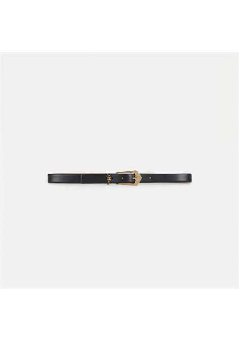 Cintura in pelle con dettagli logo ELISABETTA FRANCHI | CT31S66E2110